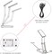 Foldable LED Desk Lamp Portable LED Table Lamp Folding Light Sensitive Touch Control 3 Levels Adjustable Brightness Battery and USB Powered for Travel Studing Home Office School(2 Packs)